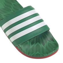 Adidas Slides Adilette Comfort 3-Stripes Green/White/Red - 1 Pair